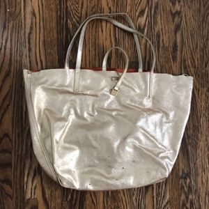Tiffany & Co leather reversible tote